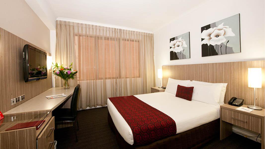 Hotelv�relse p� Hotel Marlow i Sydney, Australien